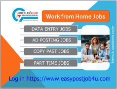 Online Ad Posting Work From Home. 