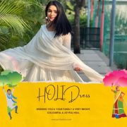 White Holi Dress and Salwar Suits For Women at JOVI Fashion.