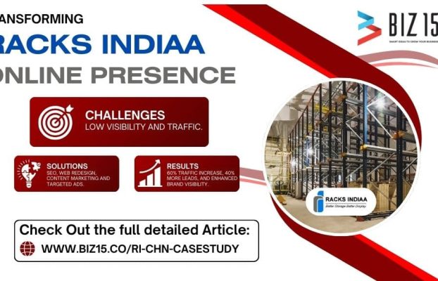 How Biz15 Increased www.racksindiaa.com Racks Company Online Presence