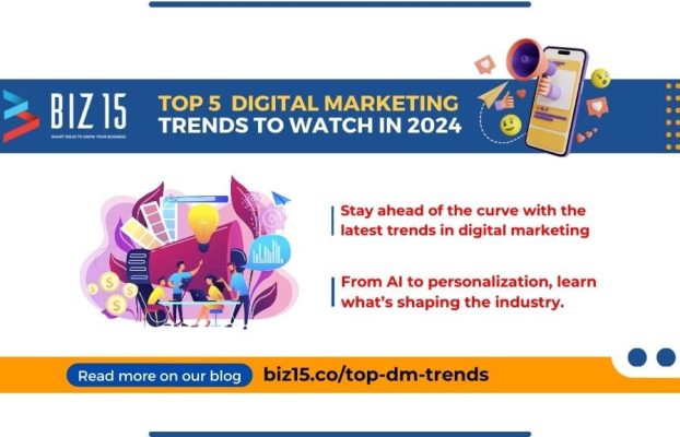 Top 5 Digital Marketing Trends to Watch in 2024