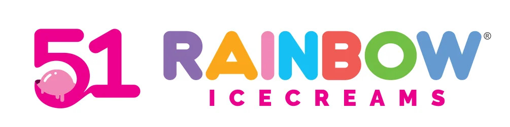 51 rainbow icecreams logo