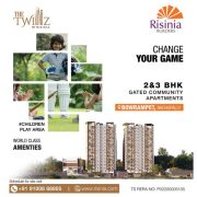 Gated Community Flats for Sale in Bachupally | The Twinz by Risinia