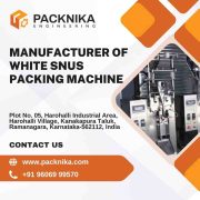 Manufacturer of White Snus Packing Machine | High-Precision