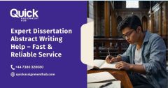 Expert Dissertation Abstract Writing Help – Fast & Reliable Service