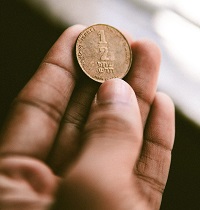 old antique coin