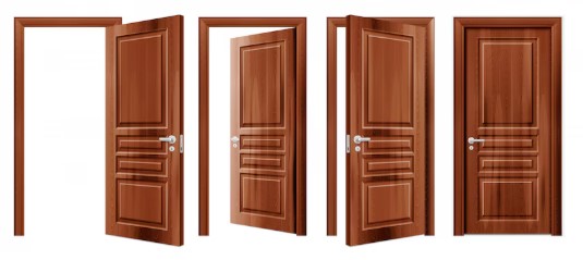 wooden door frames