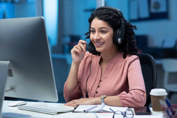 young business woman stock photo