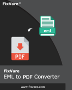 Simple Tool to Save EML Files as PDF in Bulk | FixVare.com