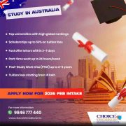 Study in Australia Consultants in Kochi | Choice International