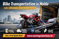 Bike Transportation in Noida – Safe & Affordable Two Wheeler Transport Service