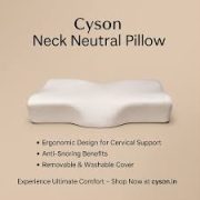 Cyson Cervical Pillow for Neck Pain Relief & Better Sleep